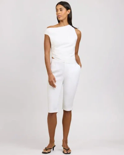 Onia Slim Fit Capri Pant In White