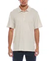 Onia Slub Polo Shirt In Neutral