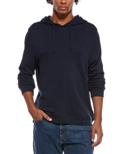 Onia Slub Pullover Hoodie In Blue