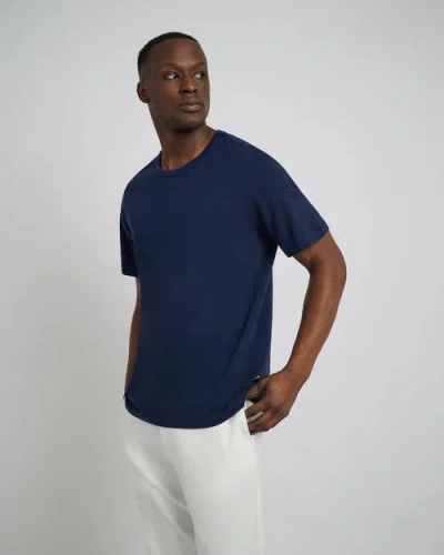 Onia Slub Tee In Blue