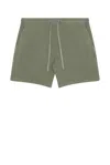 Onia Slub Terry Shorts In Gray