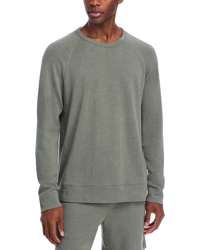 Onia Slub Terry Sweater In Gray