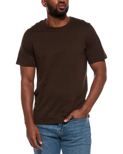 Onia Slub T-shirt In Brown