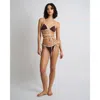 Onia Soleil Bikini Top In Rum/egret