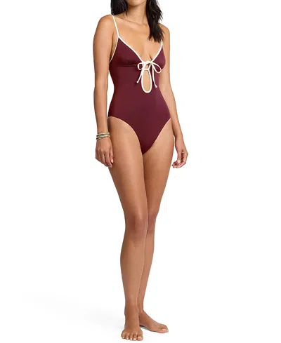 Onia Soleil One Piece In Burgundy