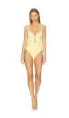 Onia Soleil Tie Front One-piece In Neutral