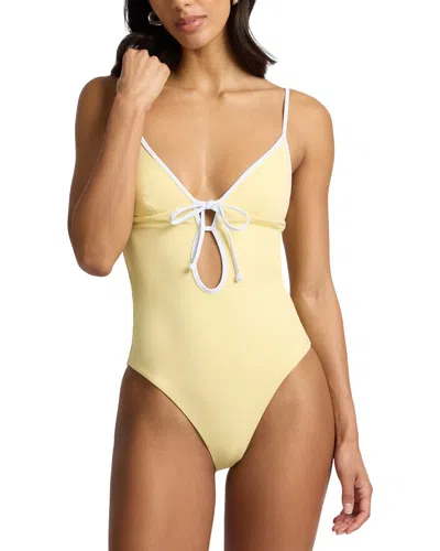 Onia Soleil Tie Front One-piece In Multi