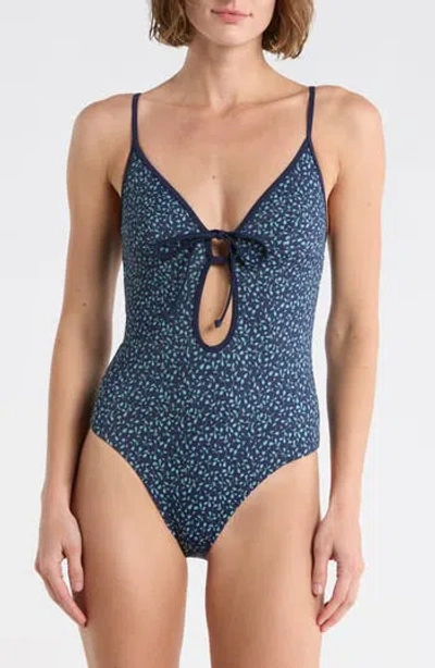 Onia Soleil One-piece Swimsuit In Blue