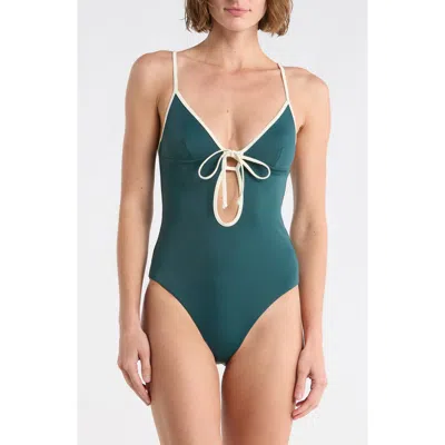 Onia Soleil One-piece Swimsuit In Green