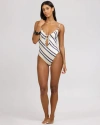 Onia Soleil Tie Front One-piece In Multi