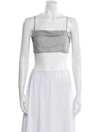 Pre-owned Onia Square Neckline Sleeveless Crop Top W/ Tags In Multi