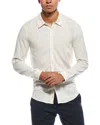Onia Standard Linen-blend Shirt In White
