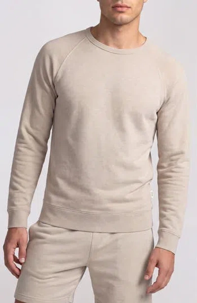 Onia Stonewashed Terry Sweatshirt In Neutral