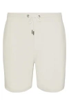 Onia Stretch Linen Blend Pull-on Shorts In Neutral