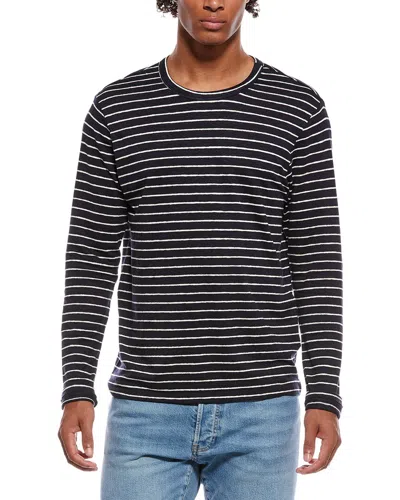 Onia Stretch Linen Jersey T-shirt In Black