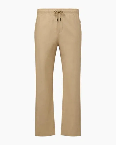 Onia Stretch Linen Pull-on Pant In Sand
