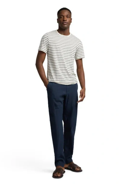 Onia Stretch Linen Trouser In Blue