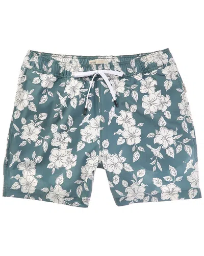 Onia Stretch Volley Swim Short In Animal Print