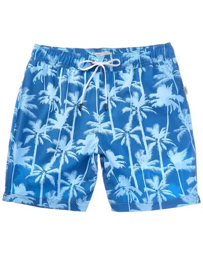 Onia Stretch Volley Swim Short In Animal Print