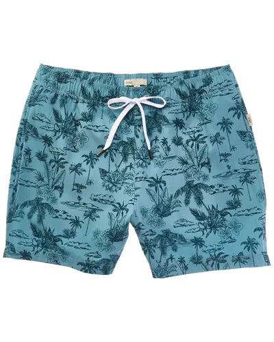 Onia Stretch Volley Swim Short In Green