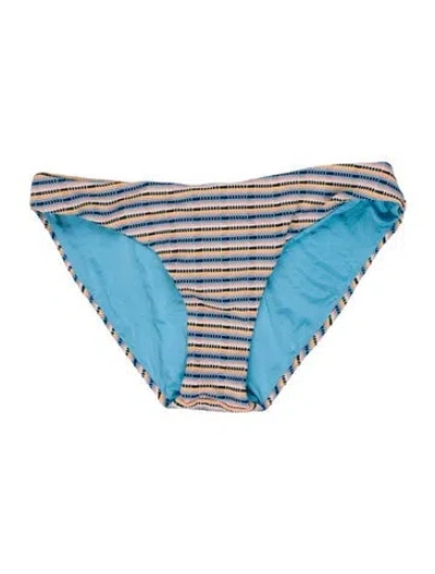 Pre-owned Onia Striped Bottoms In Blue