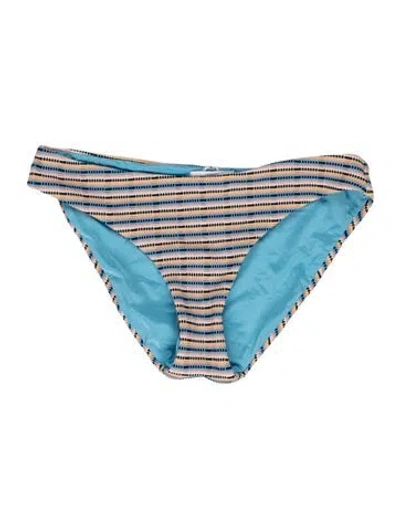 Pre-owned Onia Striped Bottoms In Blue