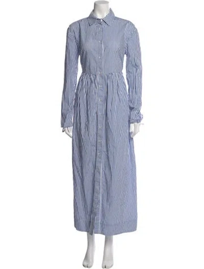 Pre-owned Onia Striped Long Dress In Multi