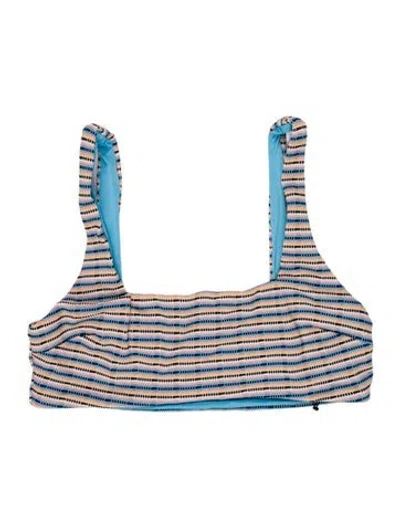 Pre-owned Onia Striped Top In Black