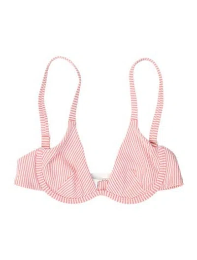 Pre-owned Onia Striped Top In Pink