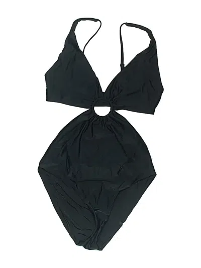 Pre-owned Onia Swimsuit Top Black Solid Pattern Swimwear