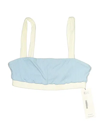 Pre-owned Onia Swimsuit Top Blue Swimwear