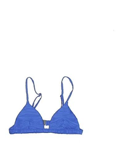 Pre-owned Onia Swimsuit Top Blue Swimwear