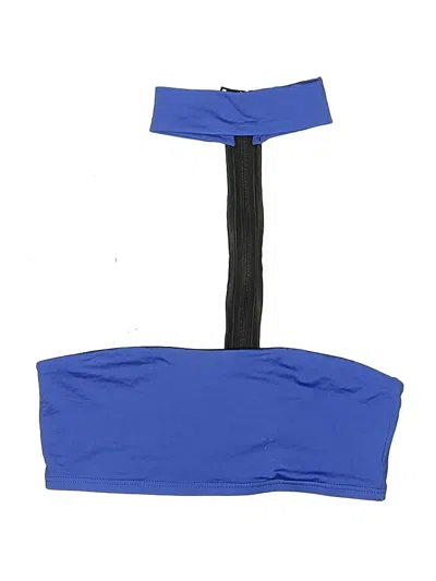 Pre-owned Onia Swimsuit Top Blue Swimwear