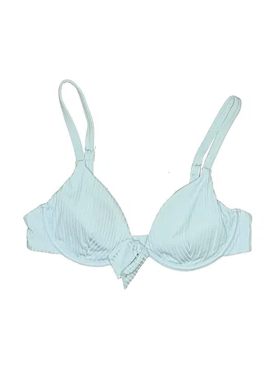 Pre-owned Onia Swimsuit Top Blue Swimwear