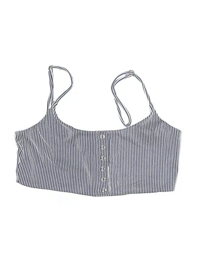 Pre-owned Onia Swimsuit Top Gray Swimwear