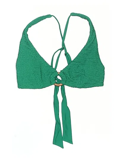 Pre-owned Onia Swimsuit Top Green Swimwear