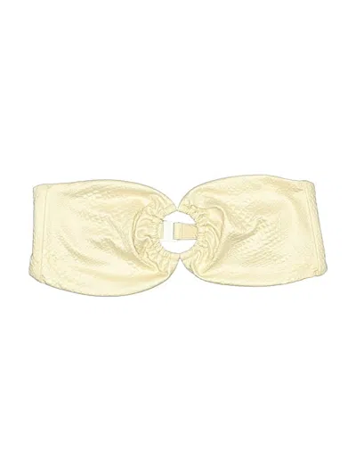 Pre-owned Onia Swimsuit Top Ivory Swimwear