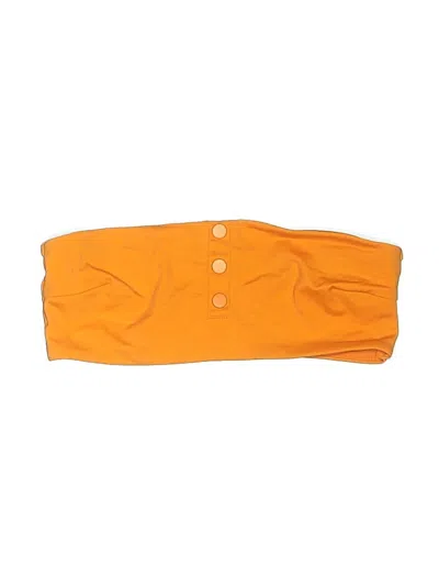 Pre-owned Onia Swimsuit Top Orange Swimwear