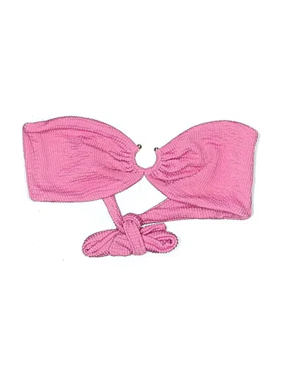 Pre-owned Onia Swimsuit Top Pink Swimwear
