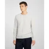 Onia Terry Crewneck Sweater In Gray