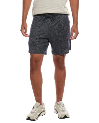 Onia Terry Linen-blend Short In Gray