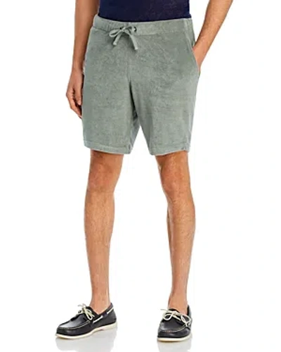 Onia Terry Pull On 7 Shorts In Sage