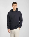 Onia Terry Pullover Hoodie In Blue