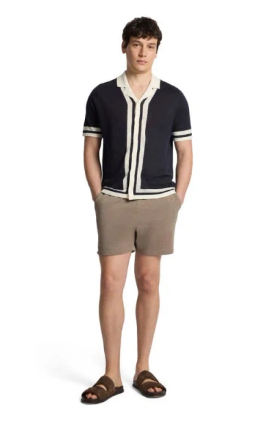 Onia Terry Slub Shorts 6" In Brown