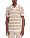 Onia Textured Knit Polo In Multi