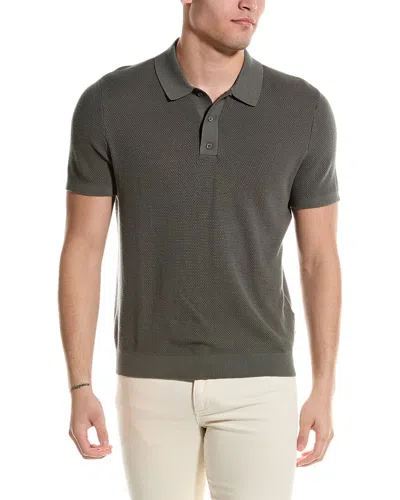 Onia Textured Polo Shirt In Agave