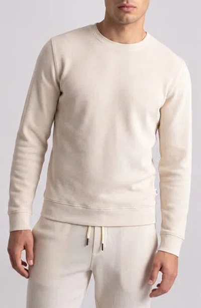 Onia Textured Waffle Knit Sweatshirt In Multi