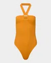 Onia Poppy One Piece In Apricot