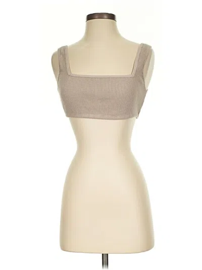 Pre-owned Onia Tube Top Tan Strapless Neckline Tops