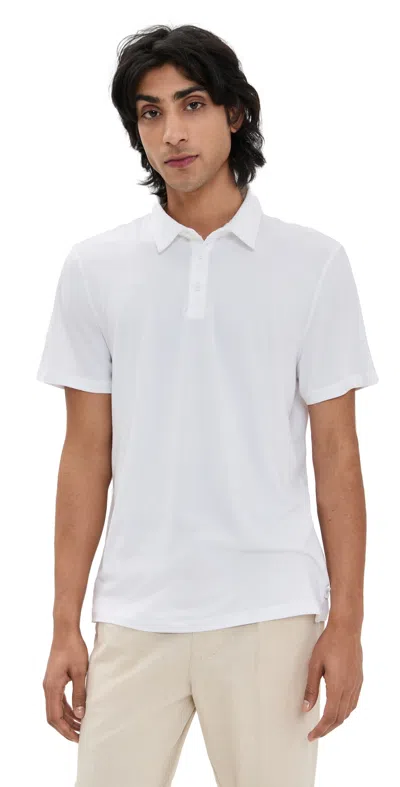 Onia Ultralite Jersey Sun Polo White